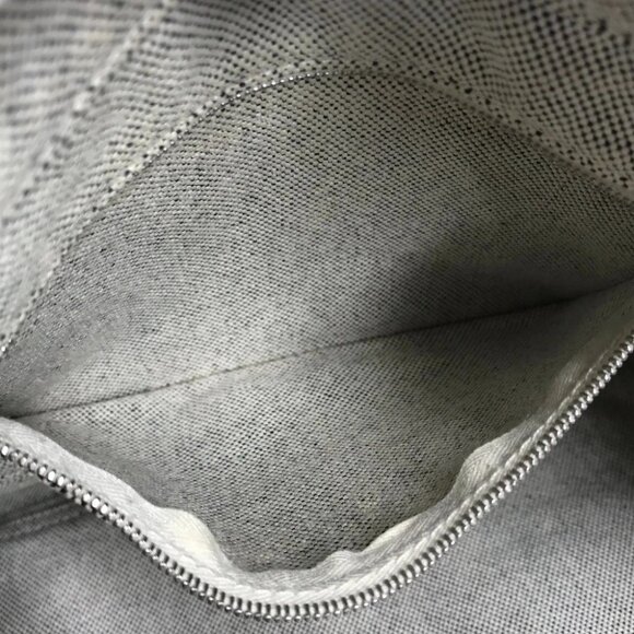 HERMES Sac Arne MM Bag Shoulder Bag Tote Bag Hand Bag cotton Black - Picture 16 of 16